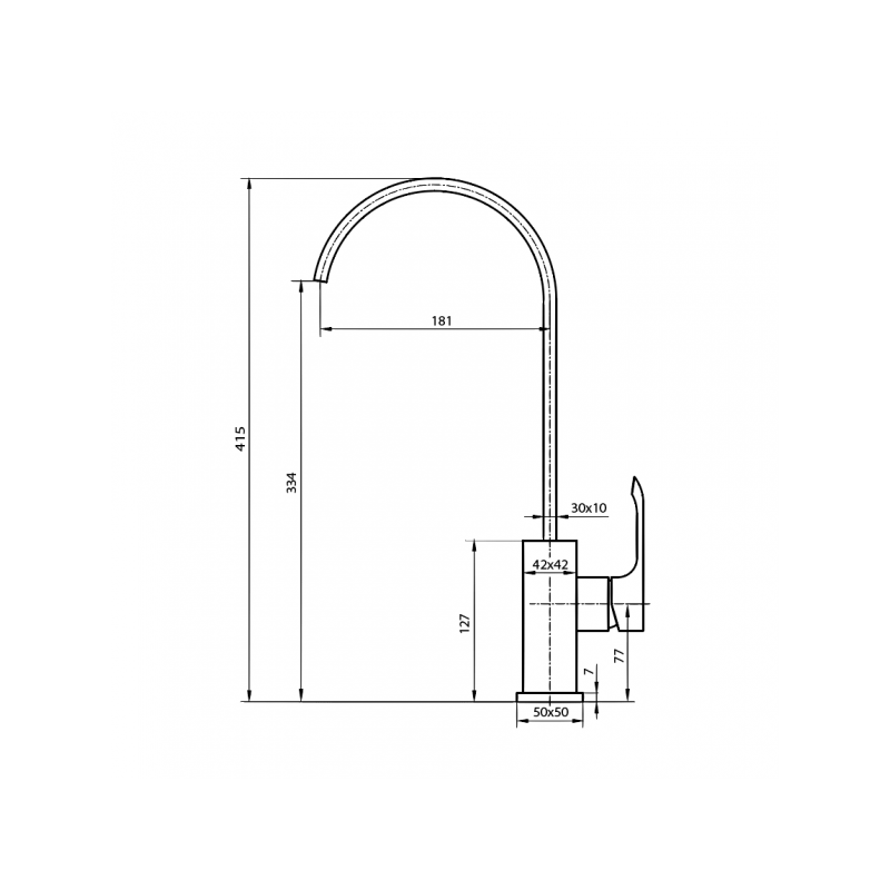 Смеситель Ahti Kerava KA101011 розовое золото схема
