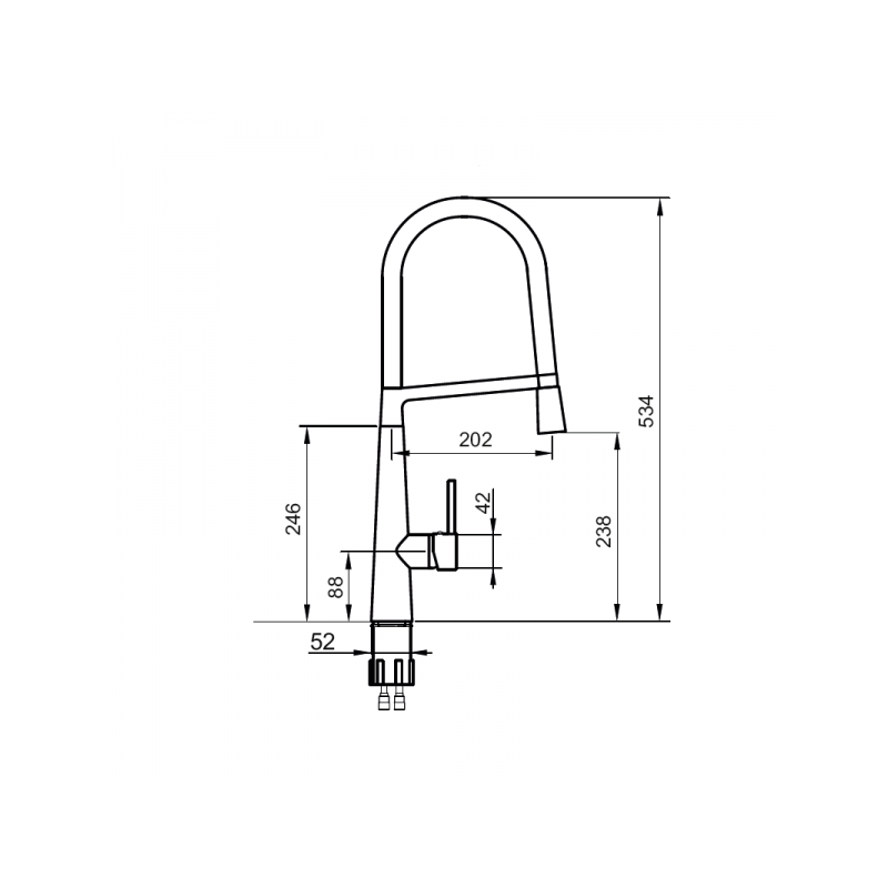Смеситель Ahti Kemi KM813019 хром схема