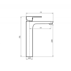 Смеситель Ahti Satakunta SK202001 хром схема