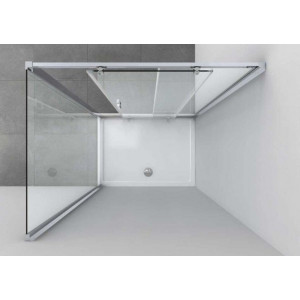 Душевой уголок Vincea Alpha 150x80 VSR-3AL8015CL вид сверху