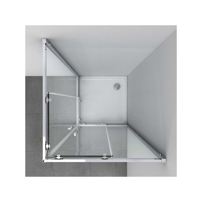 Душевой уголок Vincea Alpha 80x80 VSS-3AL800CL вид снизу