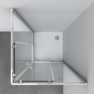 Душевой уголок Vincea Alpha 90x90 VSS-3AL900CL вид сверху