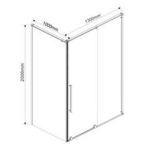 Душевой уголок Vincea Arno 130x100 VSR-1A1013CL параметры