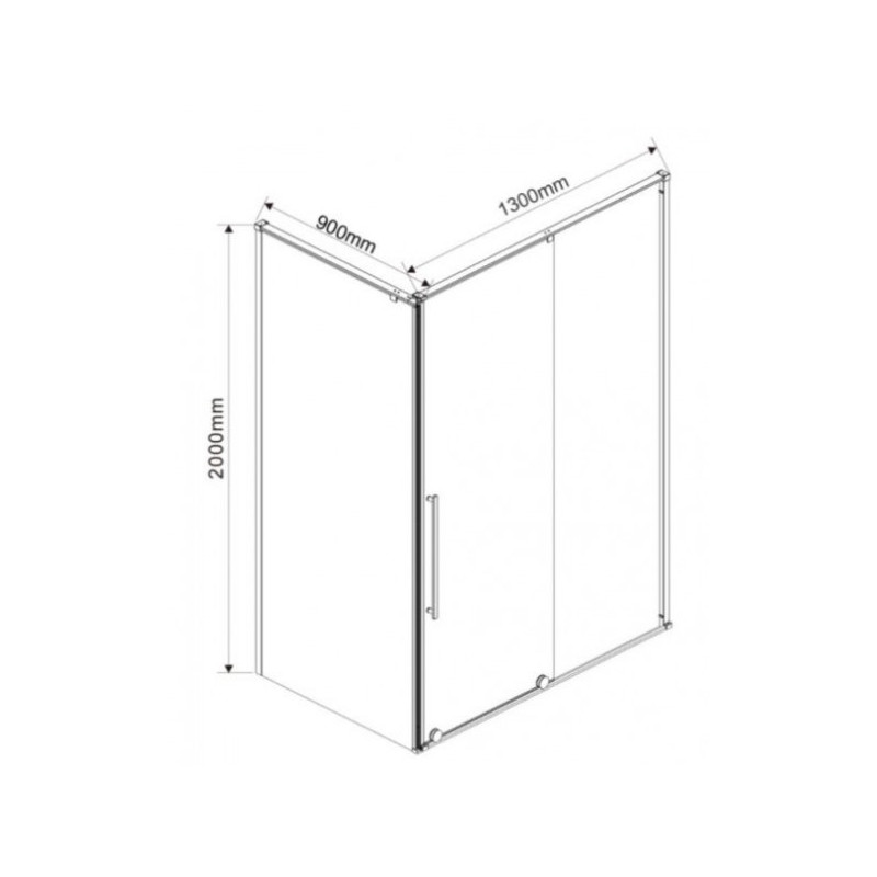 Душевой уголок Vincea Arno 130x90 VSR-1A9013CL параметры