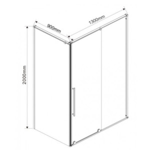 Душевой уголок Vincea Arno 130x90 VSR-1A9013CL параметры