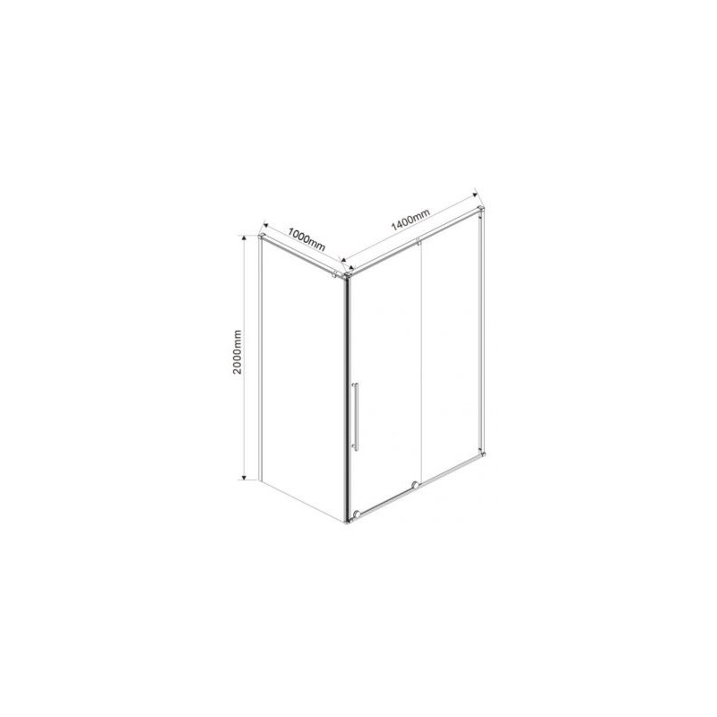 Душевой уголок Vincea Arno 140x100 VSR-1A1014CL параметры