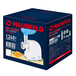 Мясорубка Maunfeld MF-232WB упаковка