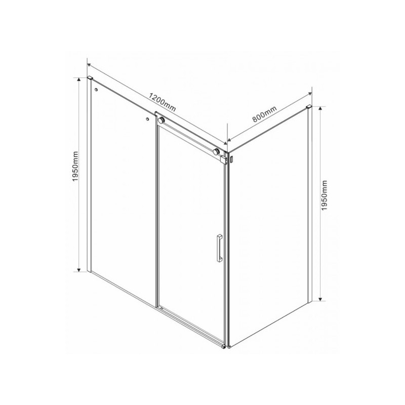 Душевой уголок Vincea Como 120x80 VSR-1C8012CL параметры