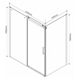 Душевой уголок Vincea Como 120x80 VSR-1C8012CL параметры