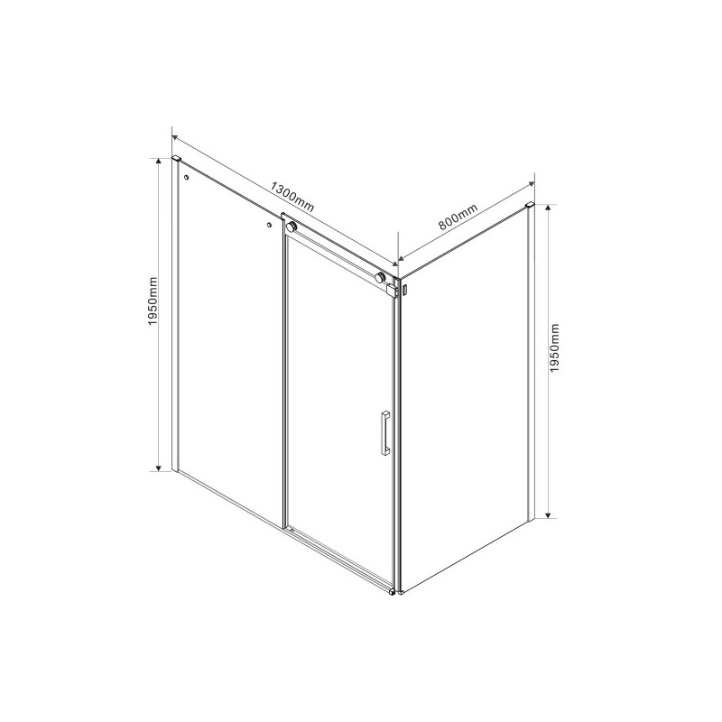 Душевой уголок Vincea Como 130x80 VSR-1C8013CL параметры