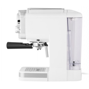 Кофеварка Maunfeld MF-735WH Pro слева