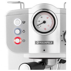 Кофеварка Maunfeld MF-735WH Pro панель управления