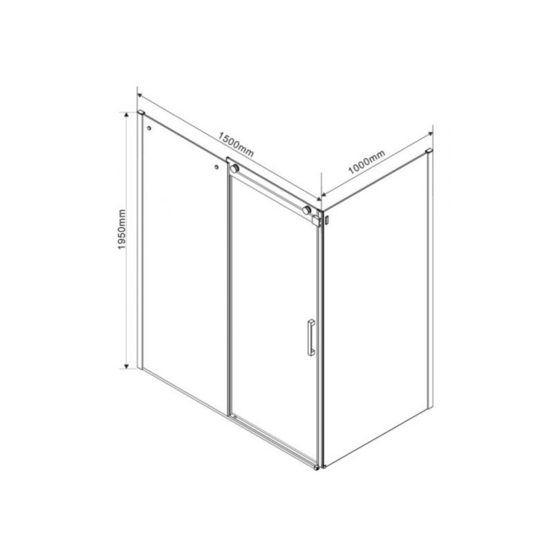 Душевой уголок Vincea Como 150x100 VSR-1C1015CL параметры
