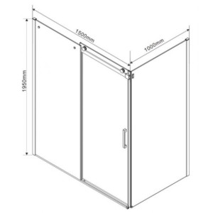 Душевой уголок Vincea Como 150x100 VSR-1C1015CL параметры