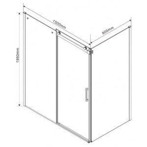 Душевой уголок Vincea Como 150x80 VSR-1C8015CL параметры