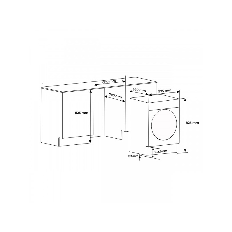 Стиральная машина HOMSair WMB1486WH схема