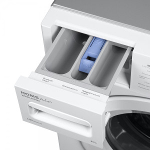 Стиральная машина HOMSair WMB1486WH отсек