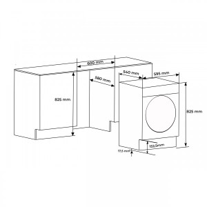 Стиральная машина HOMSair WMB1486WH схема