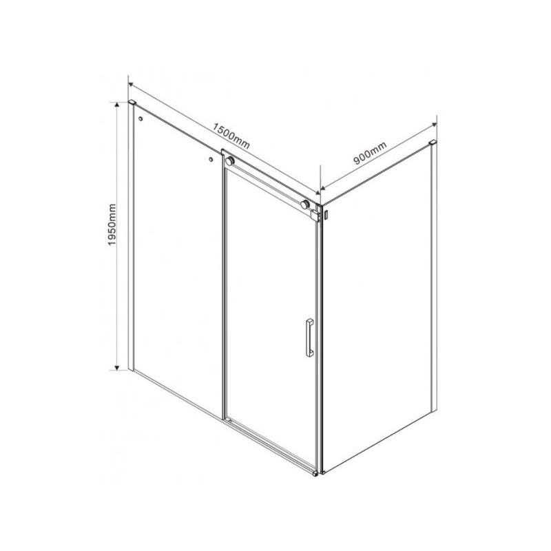 Душевой уголок Vincea Como 150x90 VSR-1C9015CL параметры