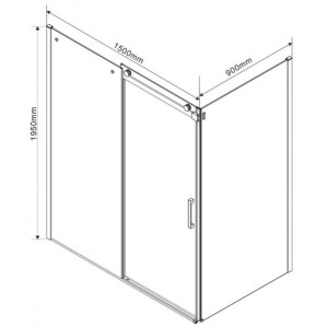 Душевой уголок Vincea Como 150x90 VSR-1C9015CL параметры