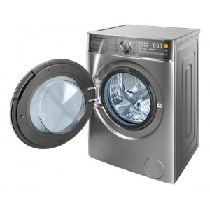 Стиральная машина Maunfeld MFWD14106S04 с открытой дверью