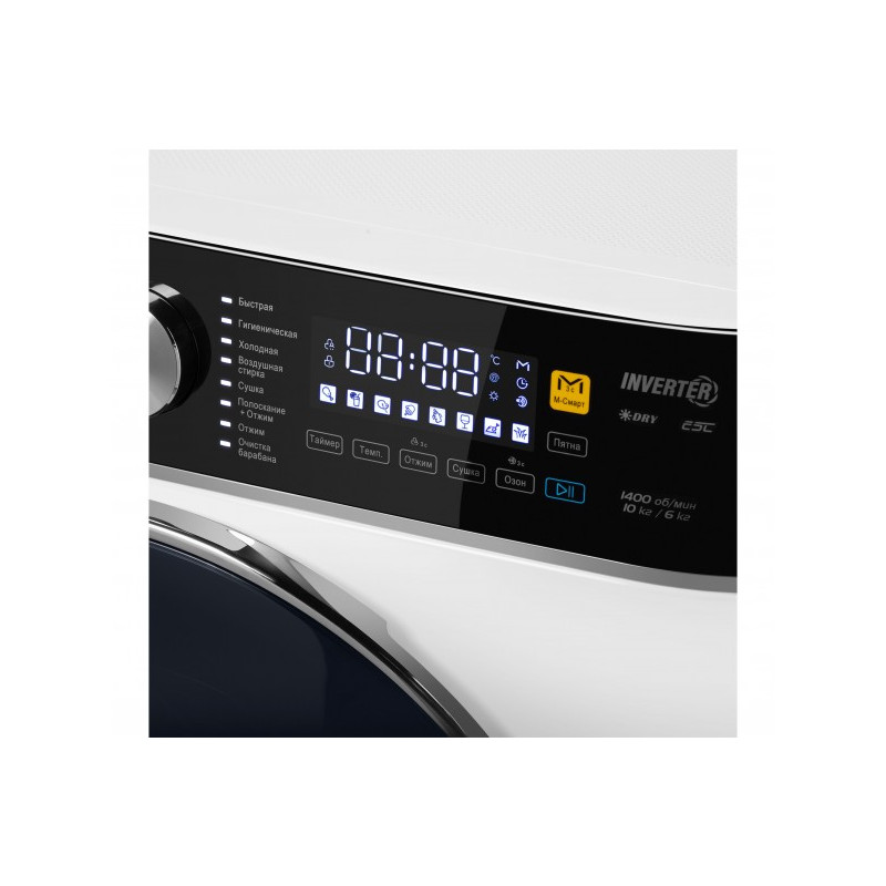 Стиральная машина Maunfeld MFWD14106WH03 дисплей