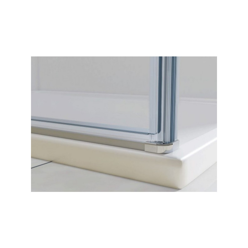 Душевой уголок Vincea Extra 100x90 VSR-1E901090CL установка на поддон