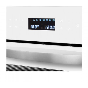 Электрический духовой шкаф Maunfeld EOEC.566TW White дисплей