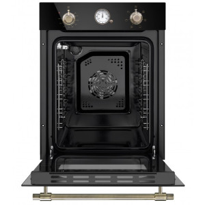 Электрический духовой шкаф Maunfeld EOEF516RBG Black вид внутри без приспособлений