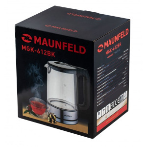 Электрочайник Maunfeld MGK-612BK упаковка