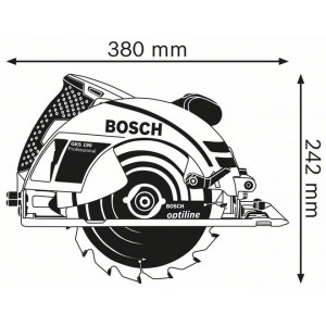 Циркулярная пила Bosch GKS 190 0.601.623.000 схема