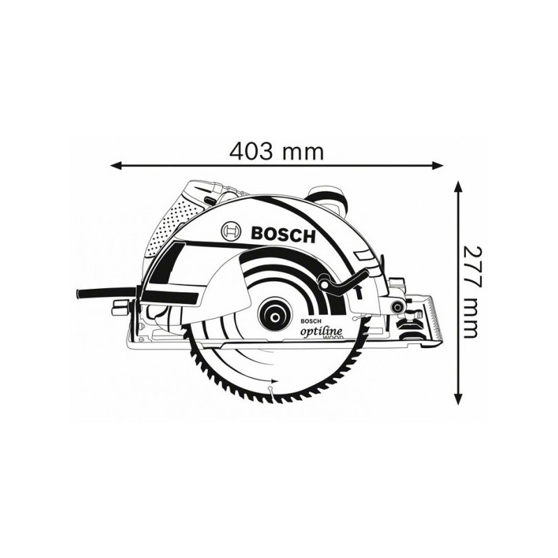 Циркулярная пила Bosch GKS 235 Turbo 0.601.5A2.001 схема