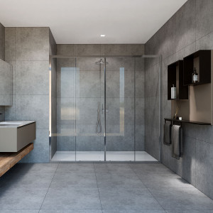 Душевая дверь Vincea Garda VDS-1G2190CL в интерьере