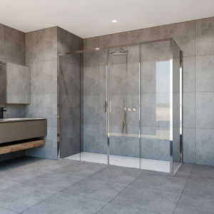 Душевой уголок Vincea Garda 200x100 VSR-1G21020CL в интерьере