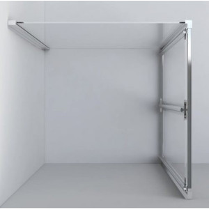 Душевой уголок Vincea Garda 90x90 VSR-1G9090CL вид сверху