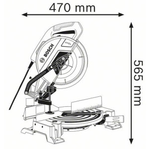 Торцовочная пила Bosch GCM 10 MX 0.601.B29.021 схема
