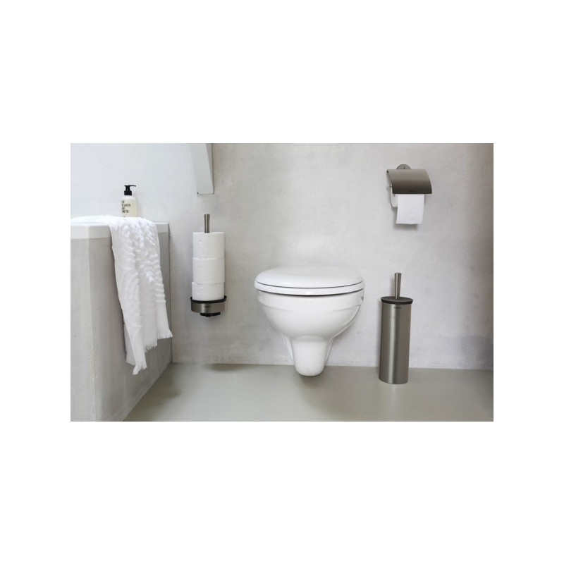 Держатель для туалетной бумаги Brabantia Profile платиновый в интерьере