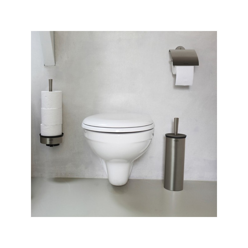 Диспенсер для туалетной бумаги Brabantia Profile 483424 платиновый в интерьере