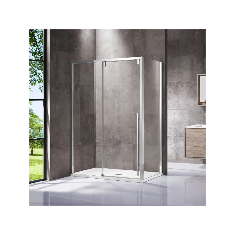 Душевой уголок Vincea Lugano 150x80 VSR-1L8015CL-1 в интерьере