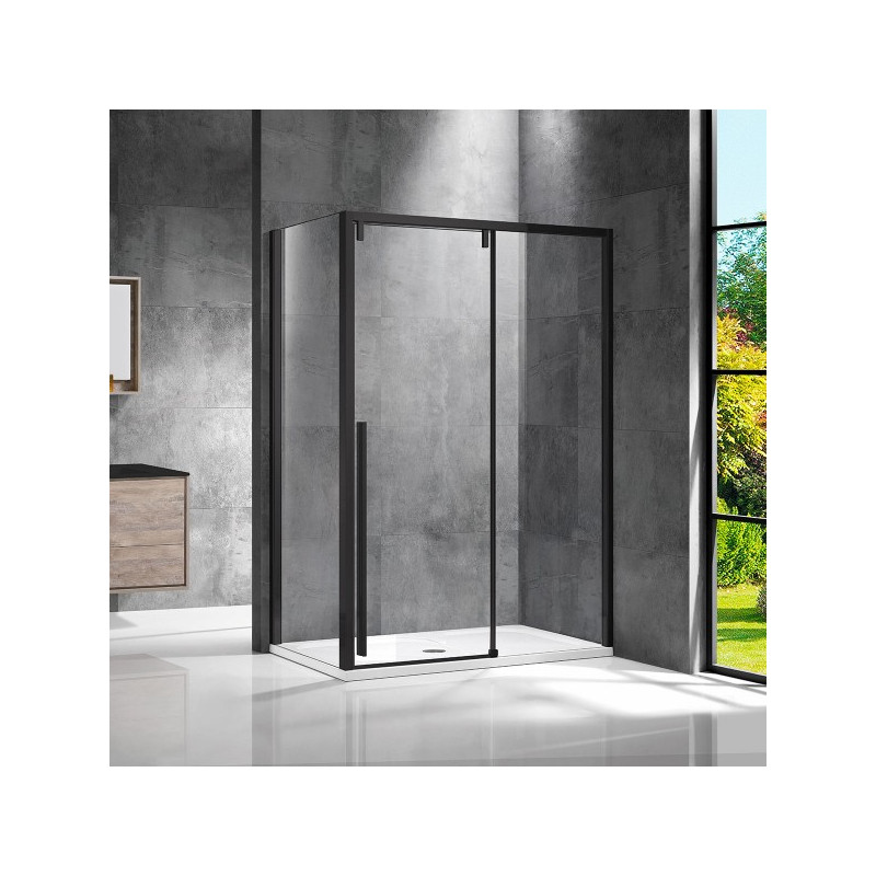 Душевой уголок Vincea Lugano 130x90 VSR-1L9013CLB-1 в интерьере