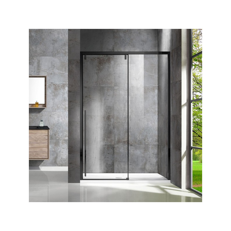 Душевая дверь Vincea Lugano VDS-1L130CLB-1 в интерьере