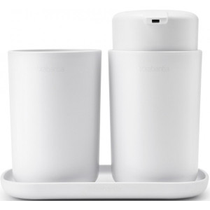 Набор аксессуаров для ванной Brabantia ReNew 280382 белый (3 предмета)
