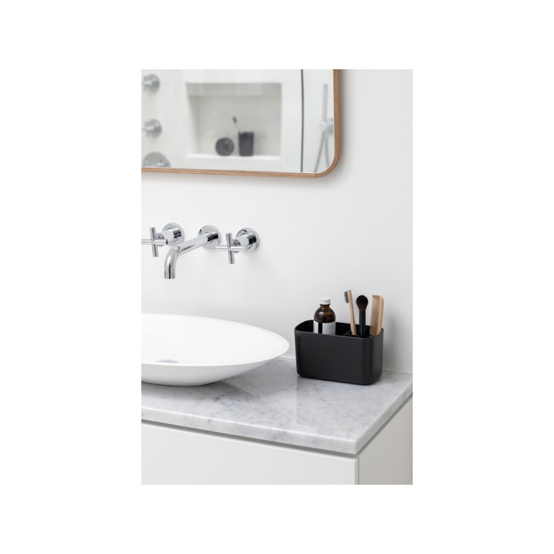 Органайзер для ванной комнаты Brabantia ReNew 280085 темно-серый в интерьере