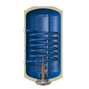 Накопительный водонагреватель Thermex ER 150 V combi L вид внутри