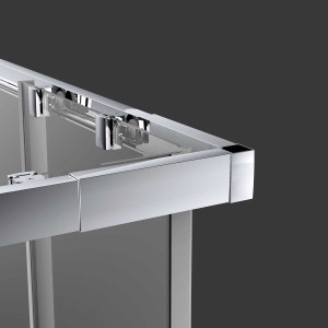 Душевой уголок Vincea Rapid 100х100 VSS-3R90/10CL установочный профиль