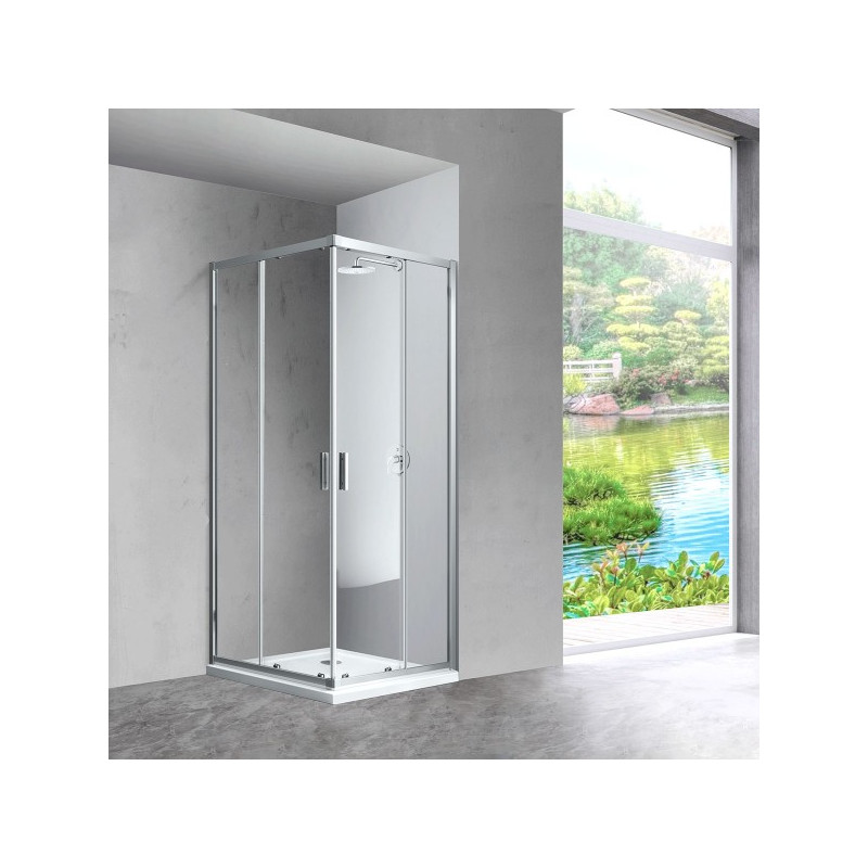 Душевой уголок Vincea Scala 90x90 VSS-2SC900CL в интерьере