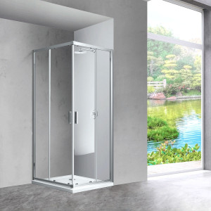 Душевой уголок Vincea Scala 90x90 VSS-2SC900CL в интерьере