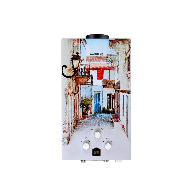 Проточный водонагреватель Edisson E 20 GD лиссабон вид спереди