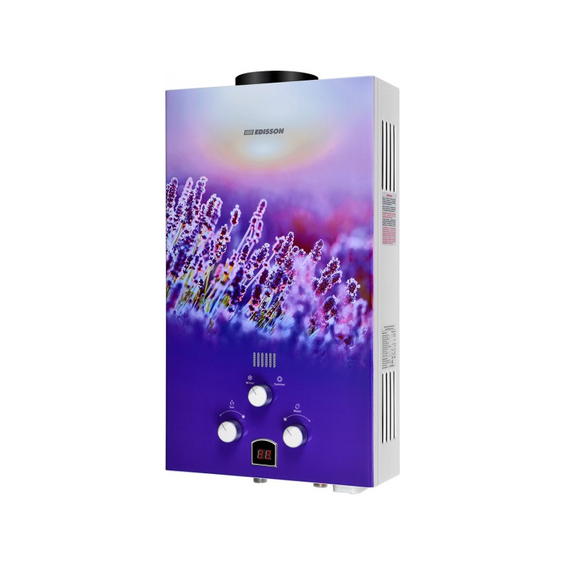 Проточный водонагреватель Edisson E 20 GD лаванда