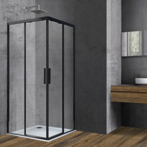 Душевой уголок Vincea Soft 90x90 VSS-3SO900CLB в интерьере